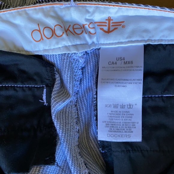 EUC Seecucker Dockers Blue White Bermuda Shorts - Picture 7 of 7
